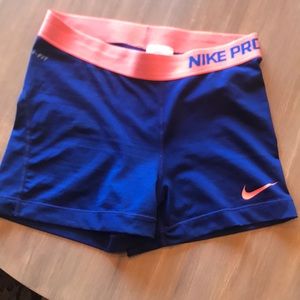 Nike pro spandex shorts like new